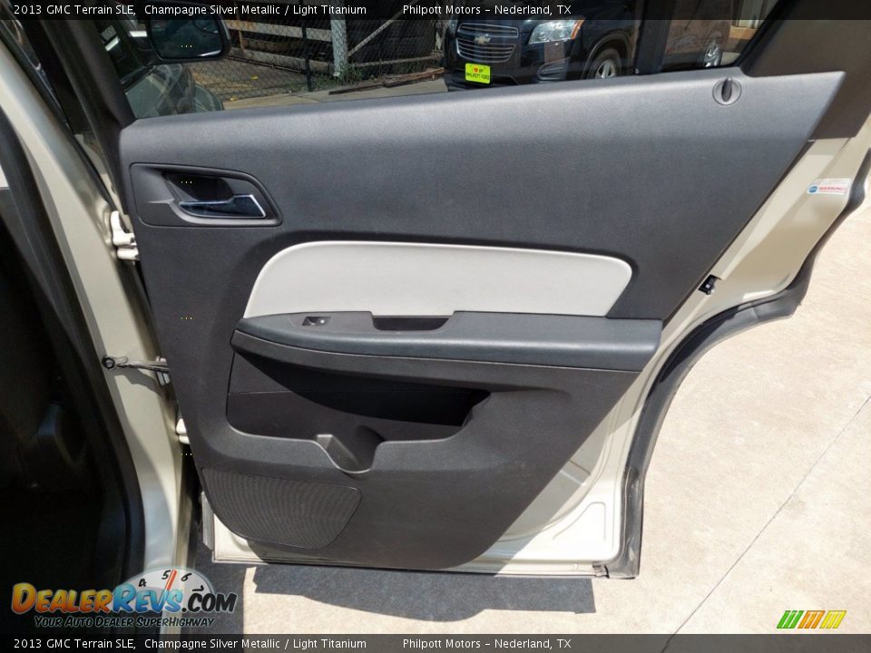 2013 GMC Terrain SLE Champagne Silver Metallic / Light Titanium Photo #27