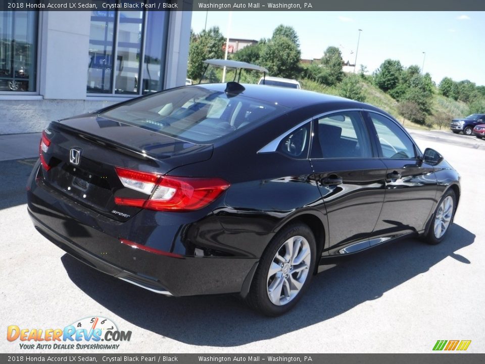 2018 Honda Accord LX Sedan Crystal Black Pearl / Black Photo #9