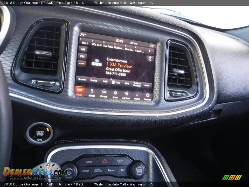 2018 Dodge Challenger GT AWD Pitch Black / Black Photo #4