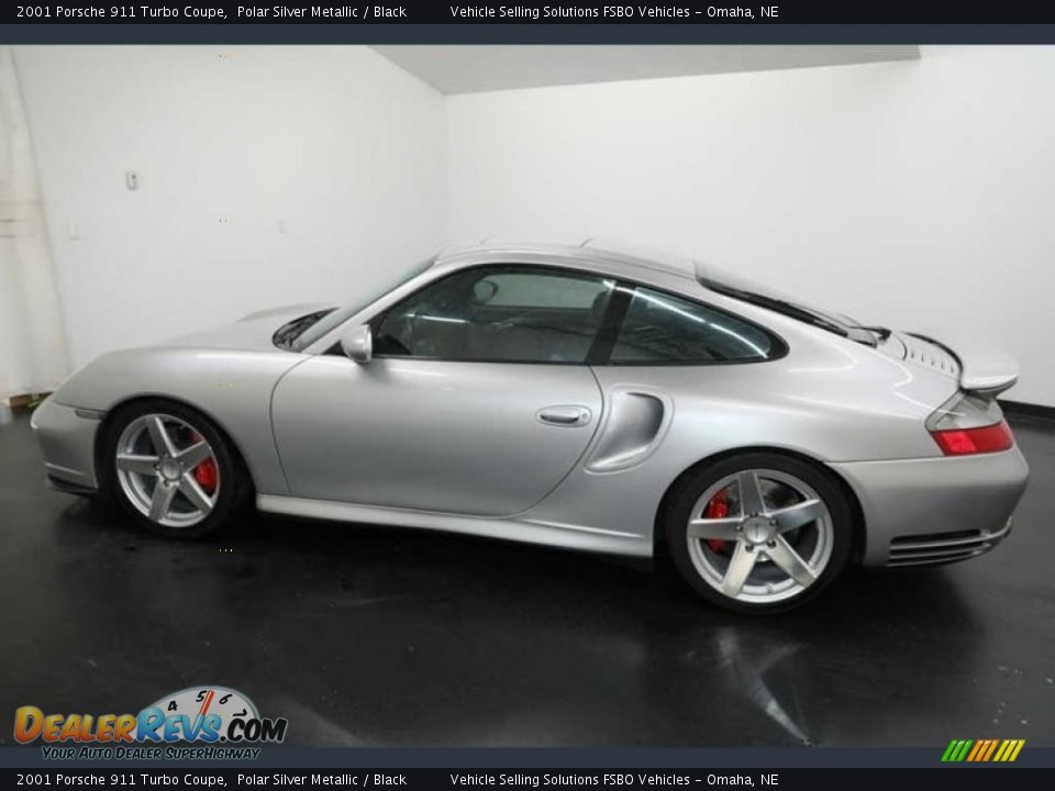 2001 Porsche 911 Turbo Coupe Polar Silver Metallic / Black Photo #1