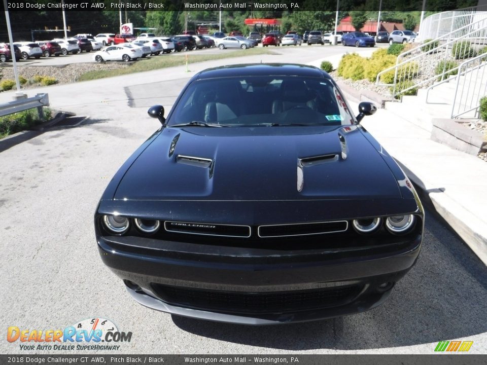 2018 Dodge Challenger GT AWD Pitch Black / Black Photo #11