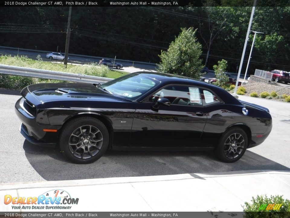 2018 Dodge Challenger GT AWD Pitch Black / Black Photo #13