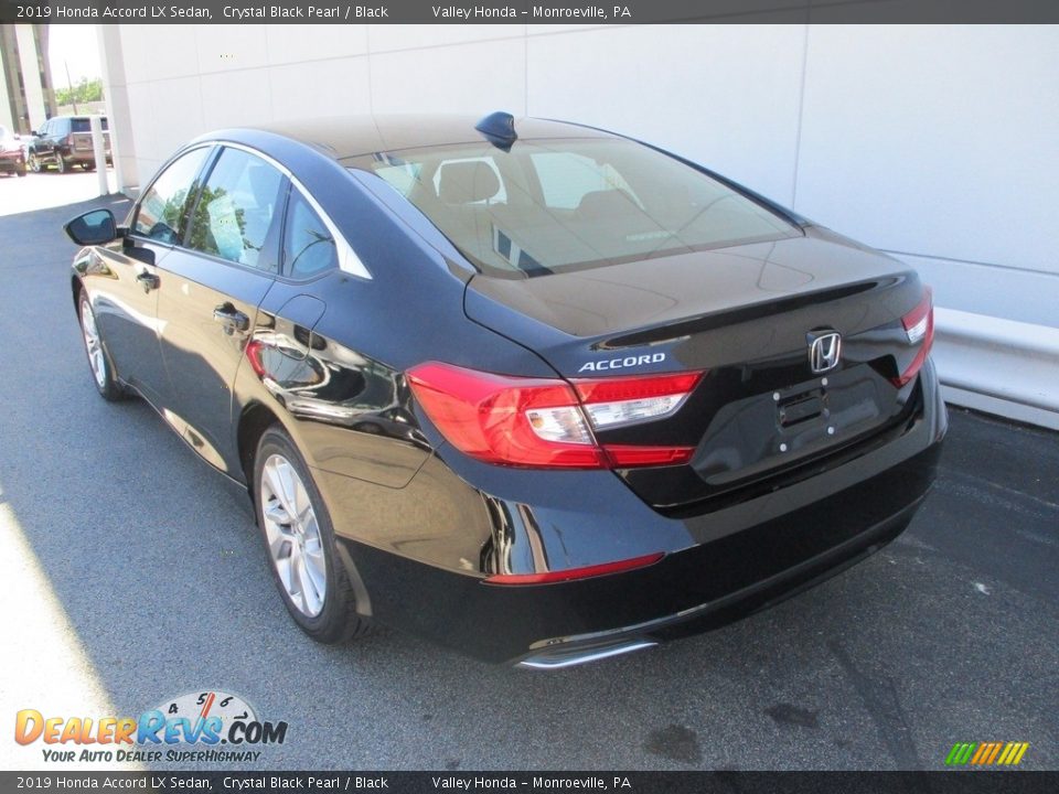 2019 Honda Accord LX Sedan Crystal Black Pearl / Black Photo #3