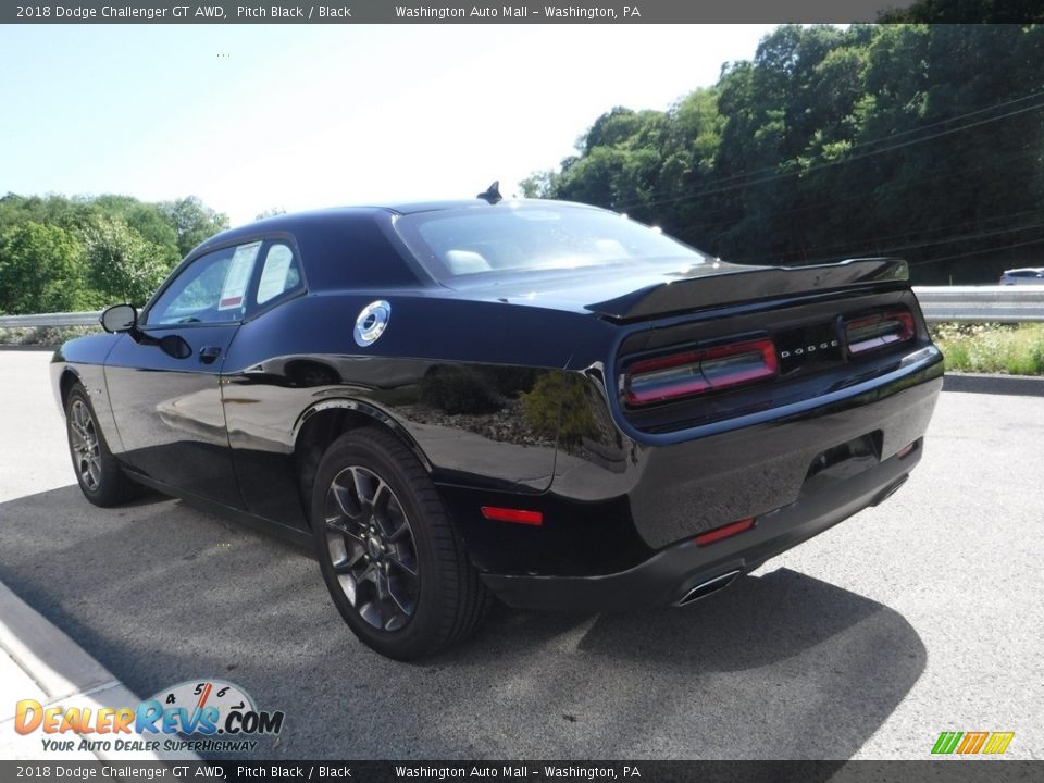 2018 Dodge Challenger GT AWD Pitch Black / Black Photo #15