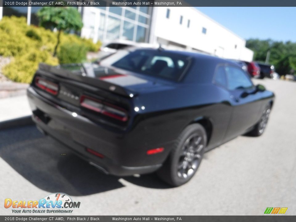 2018 Dodge Challenger GT AWD Pitch Black / Black Photo #17