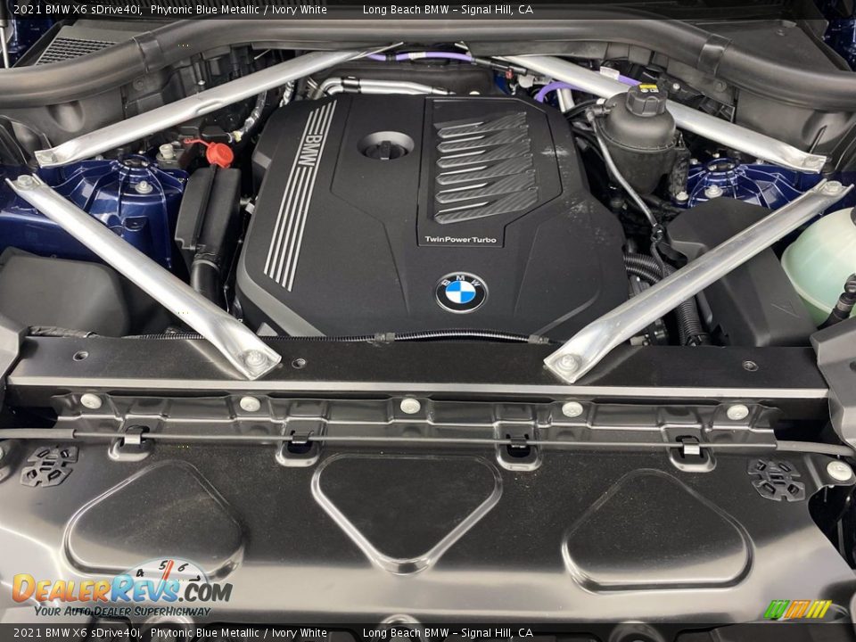 2021 BMW X6 sDrive40i 3.0 Liter M TwinPower Turbocharged DOHC 24-Valve Inline 6 Cylinder Engine Photo #9