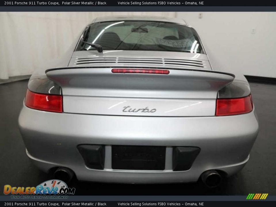 2001 Porsche 911 Turbo Coupe Polar Silver Metallic / Black Photo #12