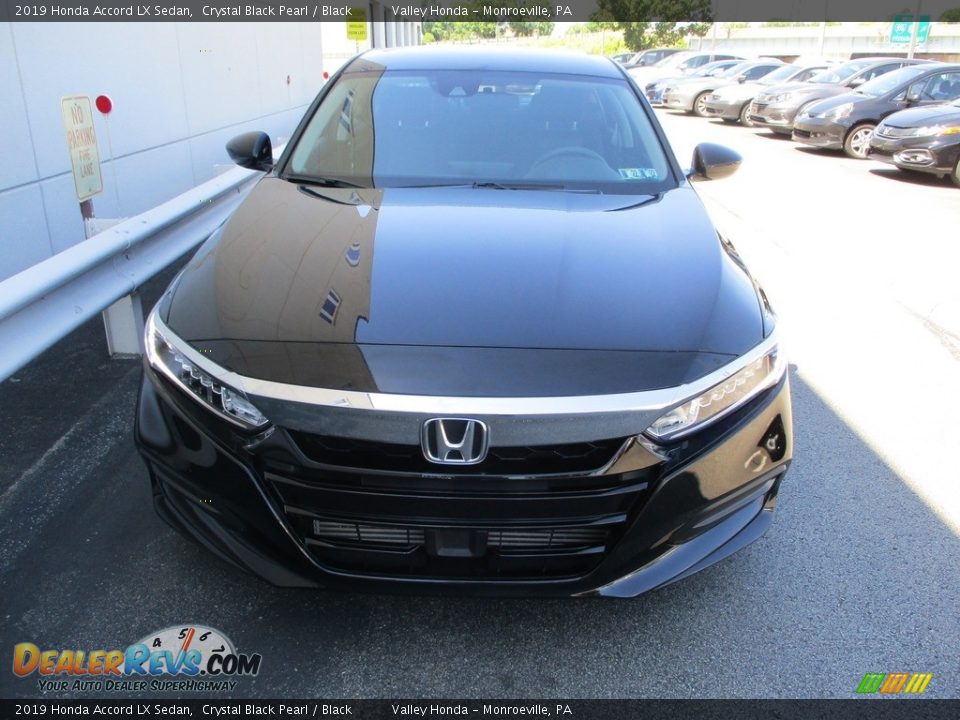 2019 Honda Accord LX Sedan Crystal Black Pearl / Black Photo #8