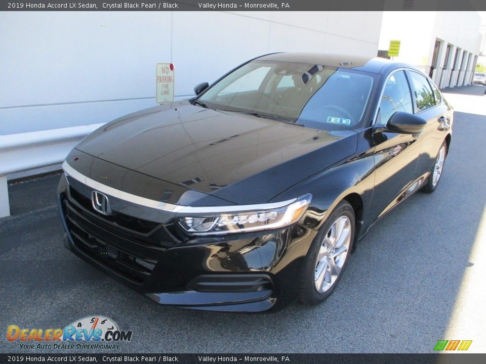 2019 Honda Accord LX Sedan Crystal Black Pearl / Black Photo #9