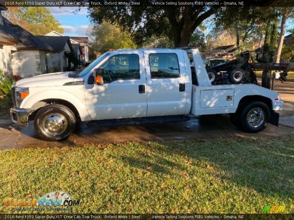 Oxford White 2016 Ford F350 Super Duty XLT Crew Cab Tow Truck Photo #1