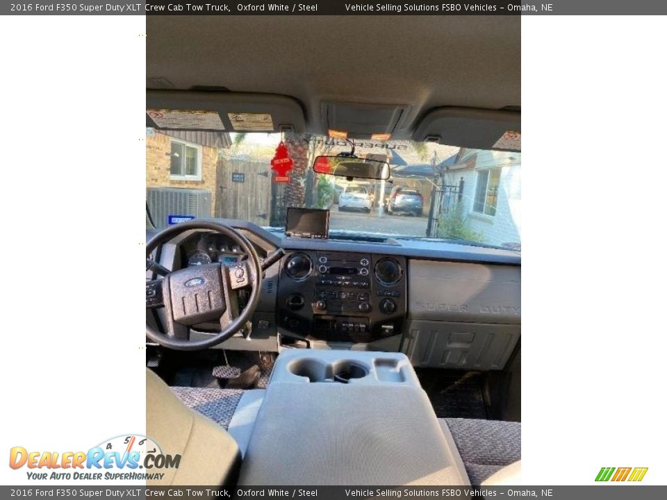 Dashboard of 2016 Ford F350 Super Duty XLT Crew Cab Tow Truck Photo #3