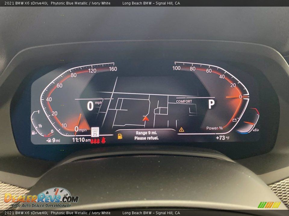 2021 BMW X6 sDrive40i Gauges Photo #17