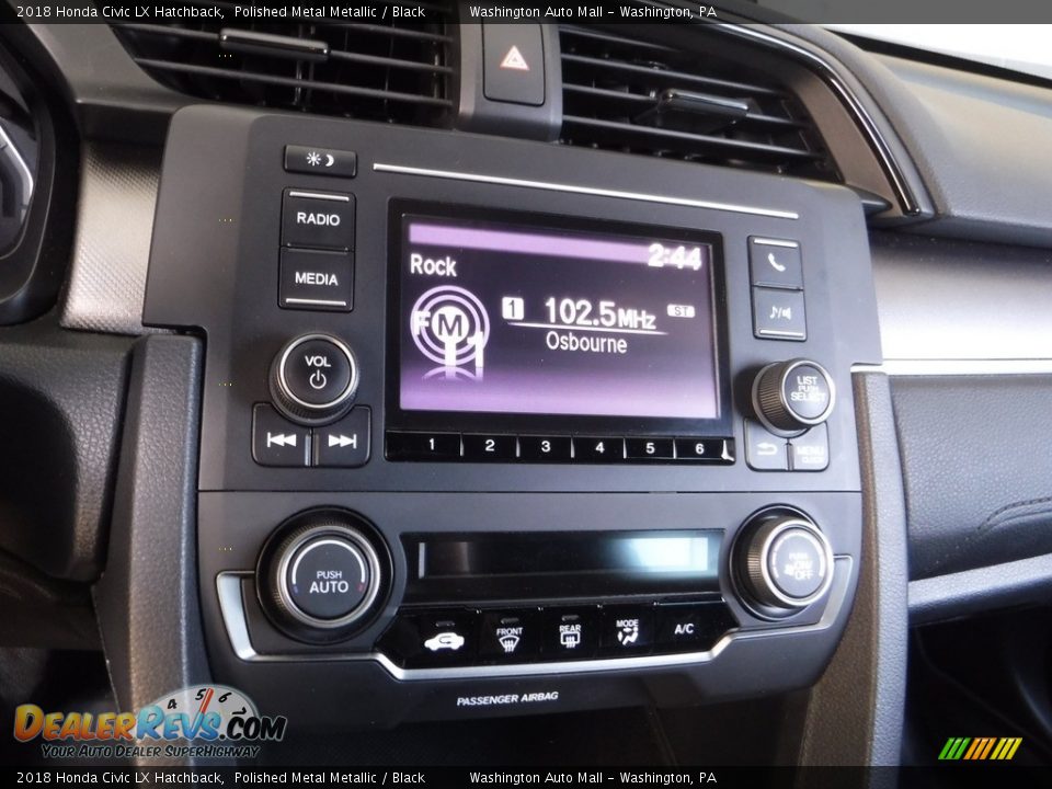 Controls of 2018 Honda Civic LX Hatchback Photo #18