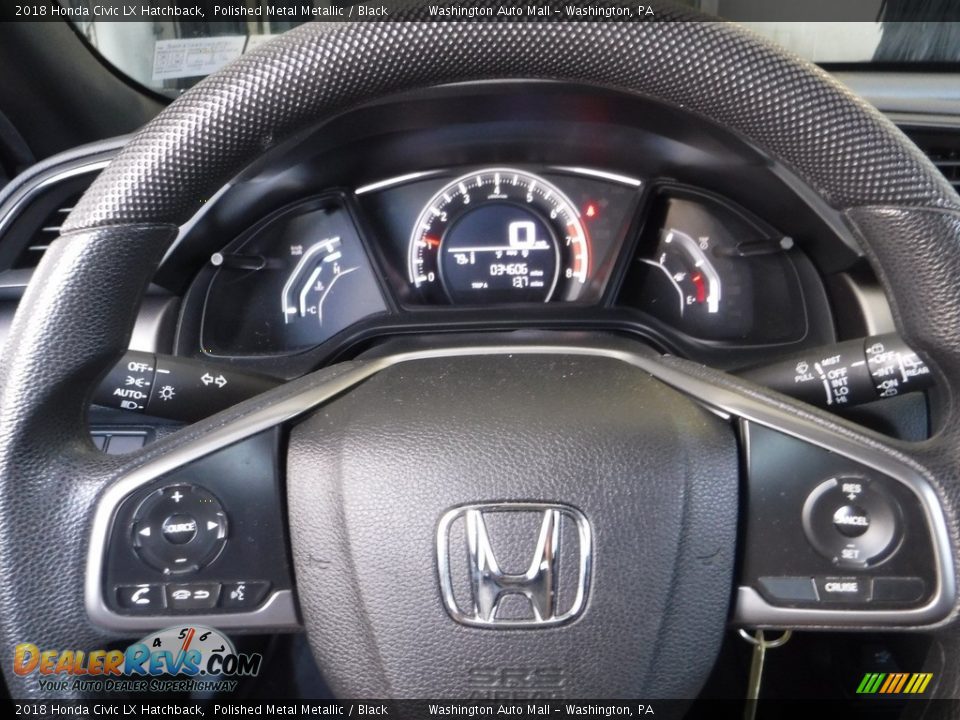 2018 Honda Civic LX Hatchback Steering Wheel Photo #20