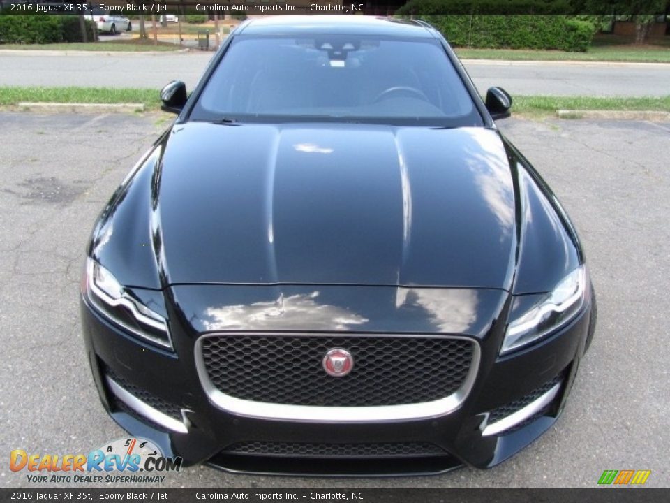 2016 Jaguar XF 35t Ebony Black / Jet Photo #5