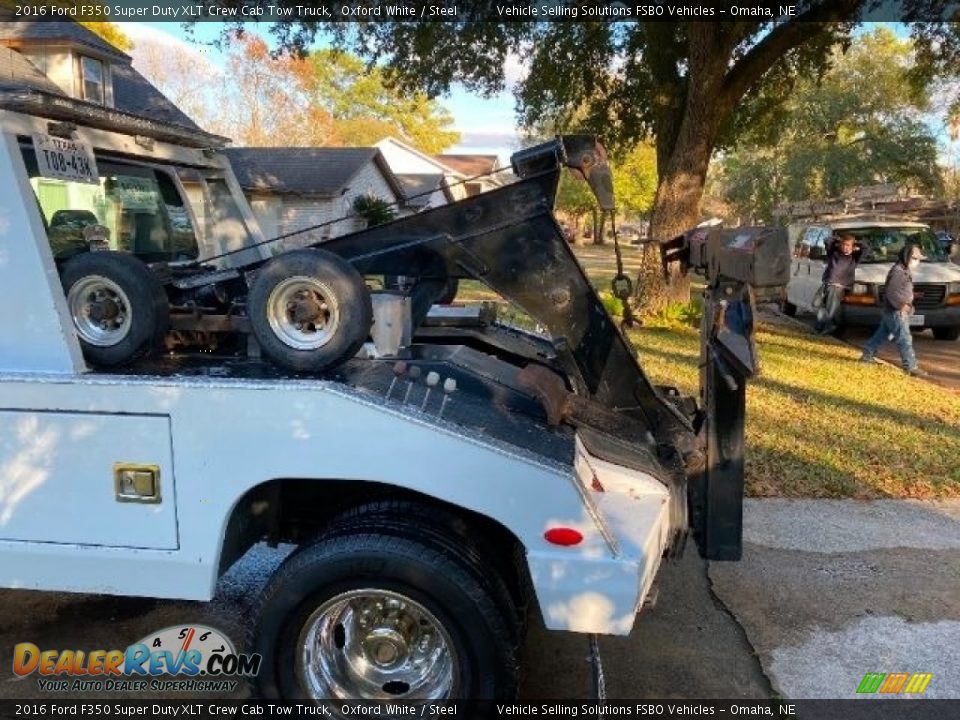 Oxford White 2016 Ford F350 Super Duty XLT Crew Cab Tow Truck Photo #14