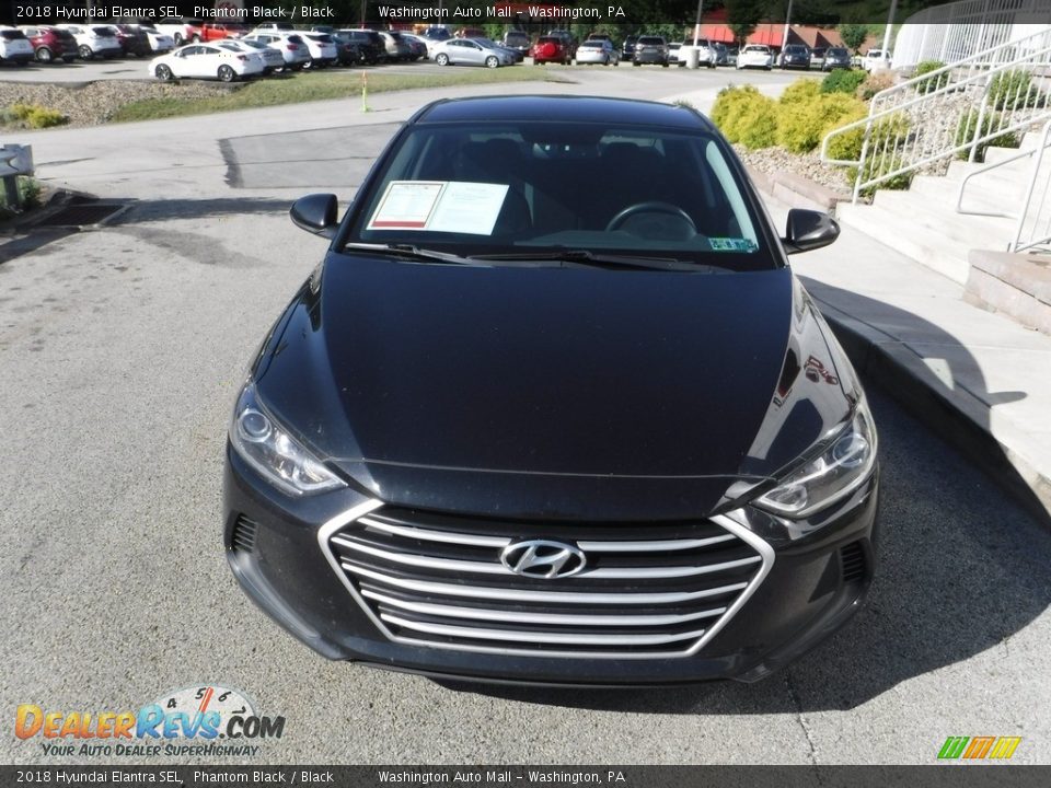 2018 Hyundai Elantra SEL Phantom Black / Black Photo #10