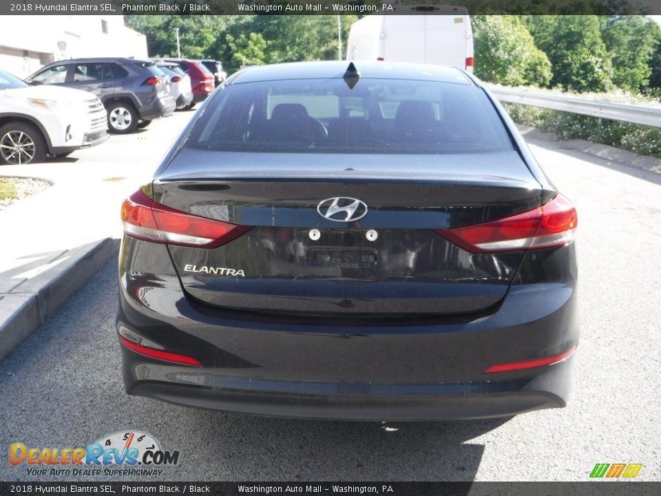 2018 Hyundai Elantra SEL Phantom Black / Black Photo #15