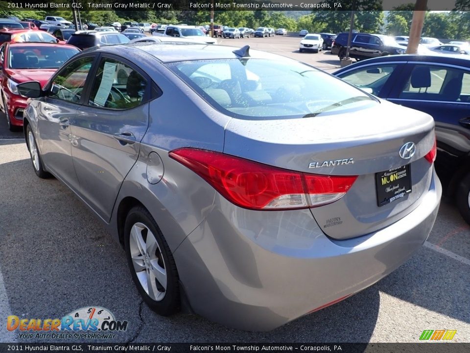 2011 Hyundai Elantra GLS Titanium Gray Metallic / Gray Photo #2