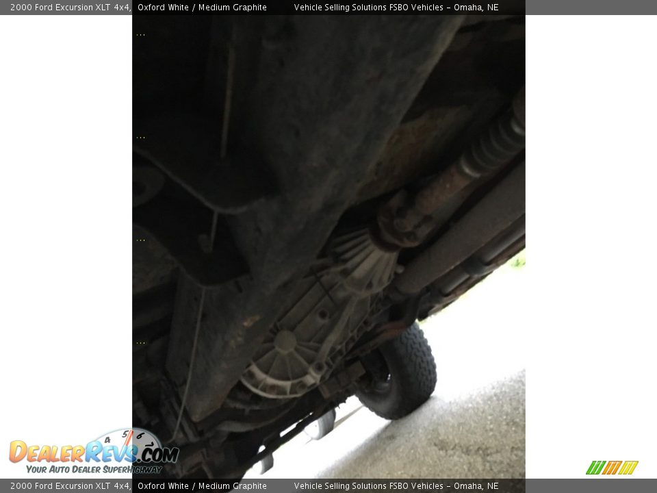 2000 Ford Excursion XLT 4x4 Oxford White / Medium Graphite Photo #16