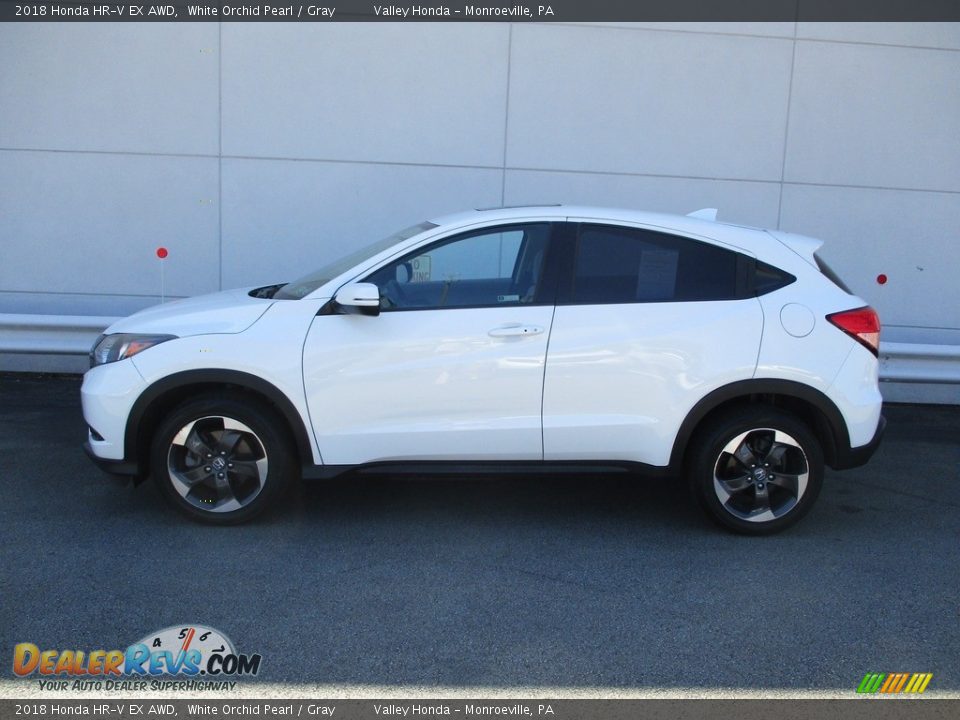 2018 Honda HR-V EX AWD White Orchid Pearl / Gray Photo #2
