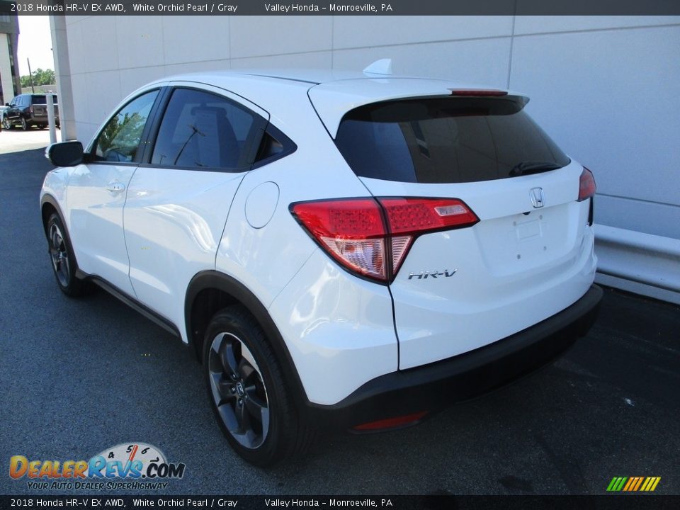 2018 Honda HR-V EX AWD White Orchid Pearl / Gray Photo #3