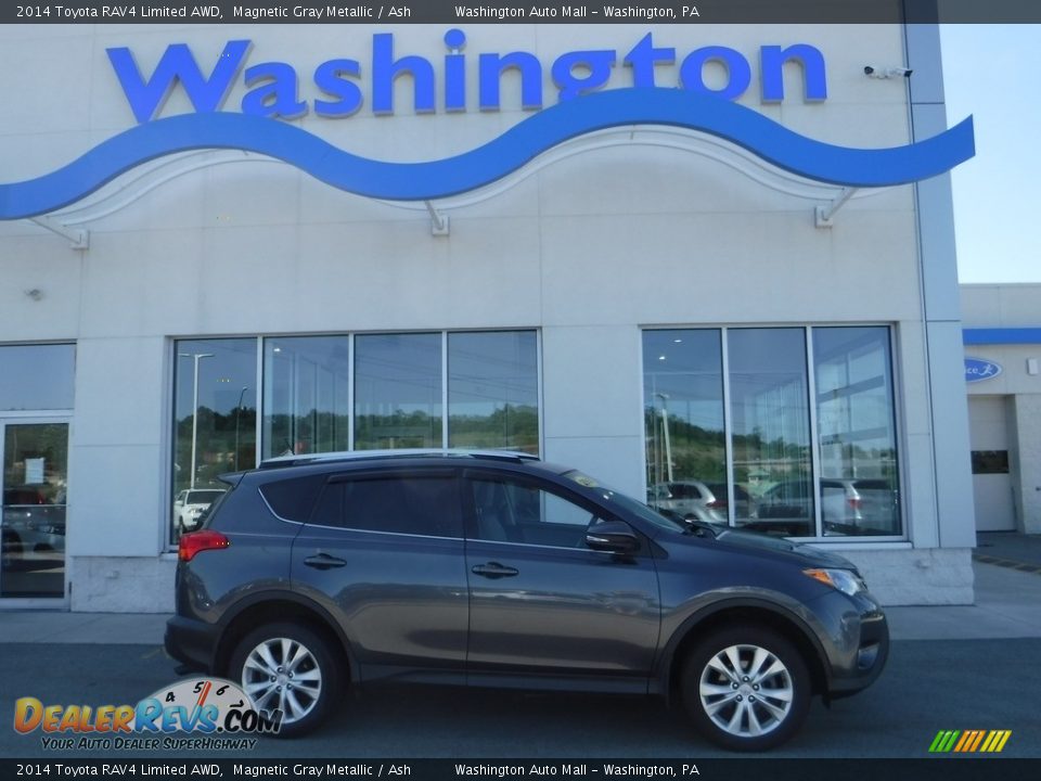 2014 Toyota RAV4 Limited AWD Magnetic Gray Metallic / Ash Photo #2