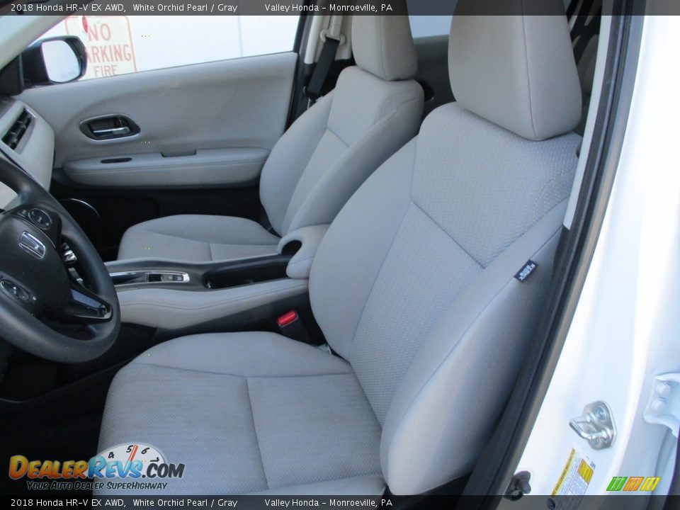 2018 Honda HR-V EX AWD White Orchid Pearl / Gray Photo #12