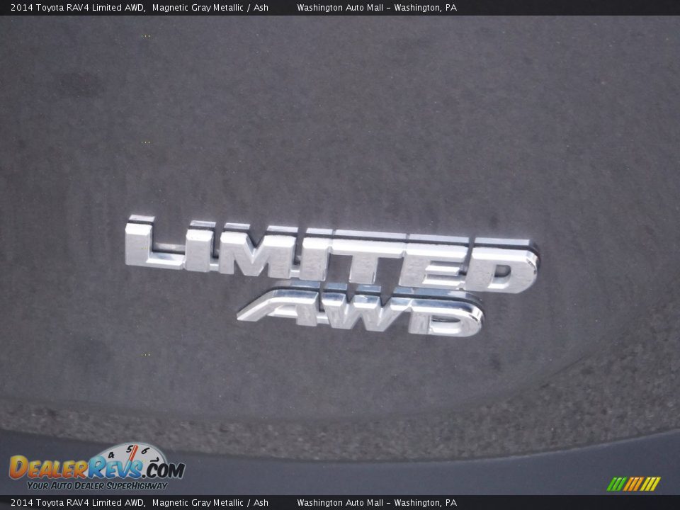 2014 Toyota RAV4 Limited AWD Magnetic Gray Metallic / Ash Photo #11