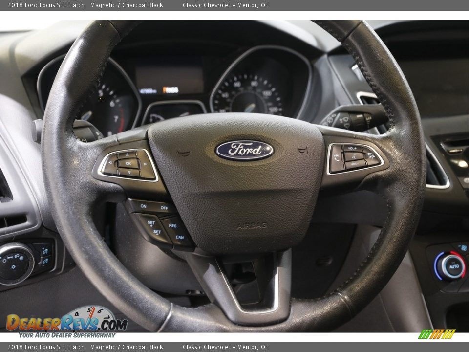 2018 Ford Focus SEL Hatch Magnetic / Charcoal Black Photo #7