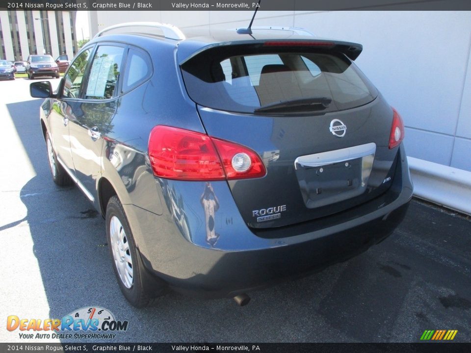 2014 Nissan Rogue Select S Graphite Blue / Black Photo #3