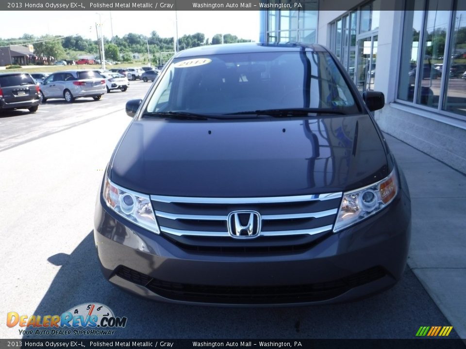 2013 Honda Odyssey EX-L Polished Metal Metallic / Gray Photo #4