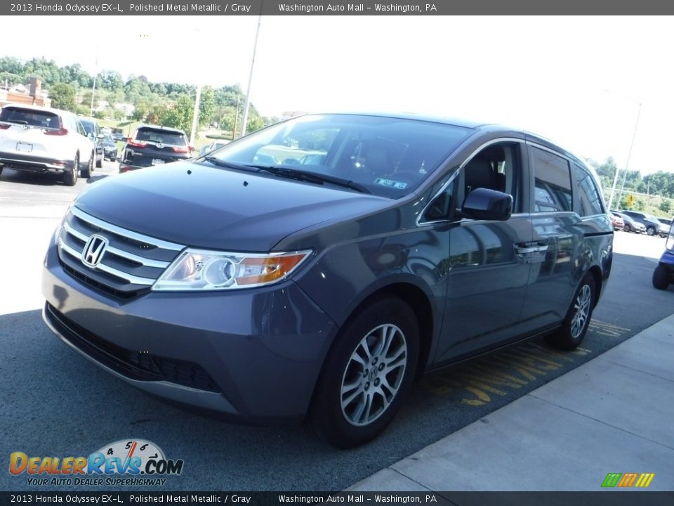 2013 Honda Odyssey EX-L Polished Metal Metallic / Gray Photo #5