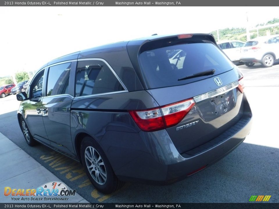 2013 Honda Odyssey EX-L Polished Metal Metallic / Gray Photo #6