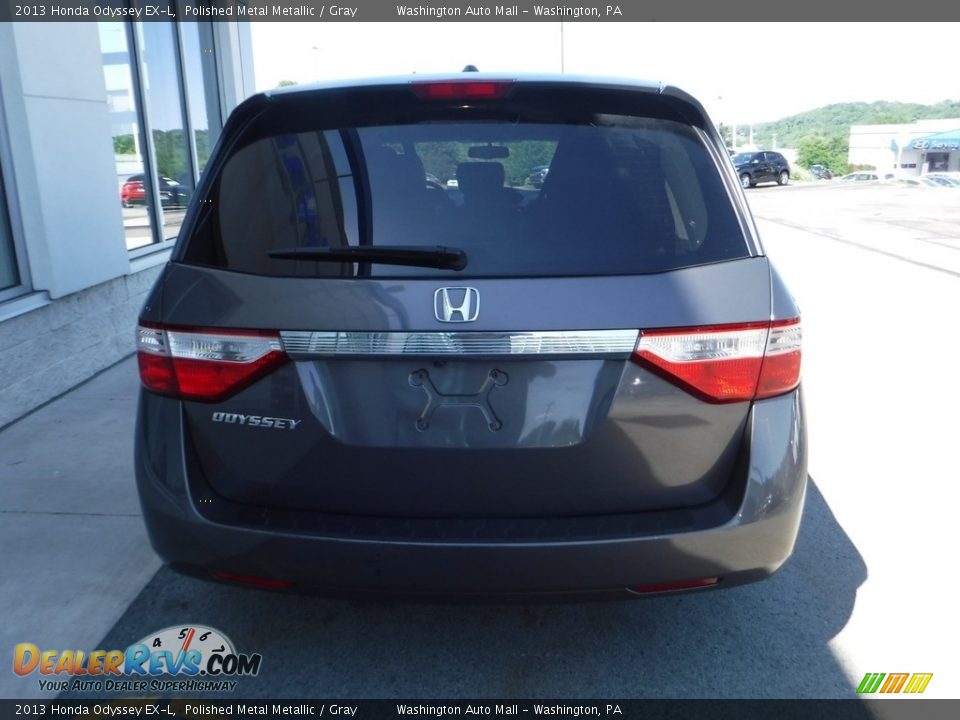 2013 Honda Odyssey EX-L Polished Metal Metallic / Gray Photo #7