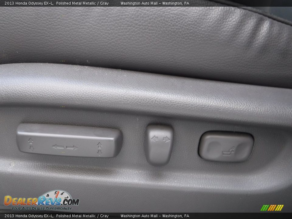 2013 Honda Odyssey EX-L Polished Metal Metallic / Gray Photo #14