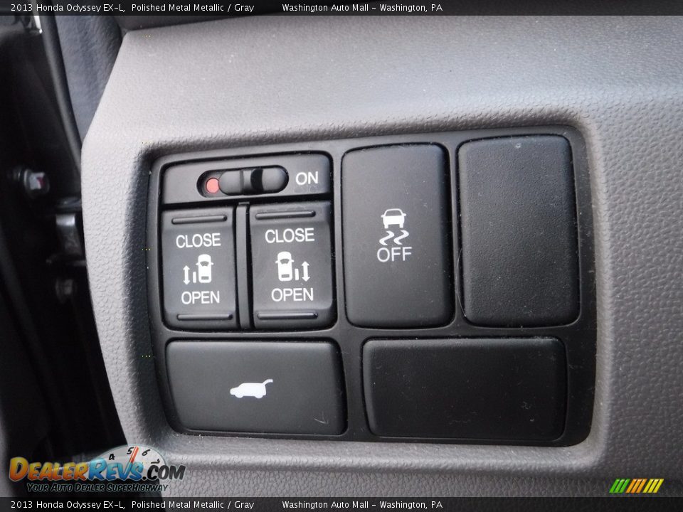2013 Honda Odyssey EX-L Polished Metal Metallic / Gray Photo #15