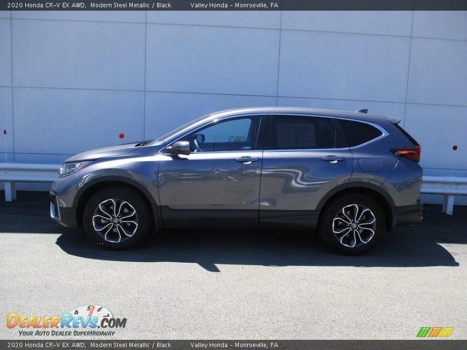 2020 Honda CR-V EX AWD Modern Steel Metallic / Black Photo #2