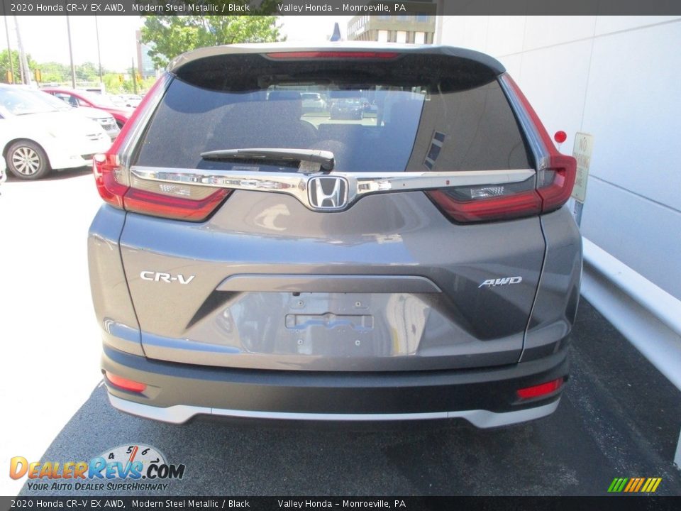 2020 Honda CR-V EX AWD Modern Steel Metallic / Black Photo #4