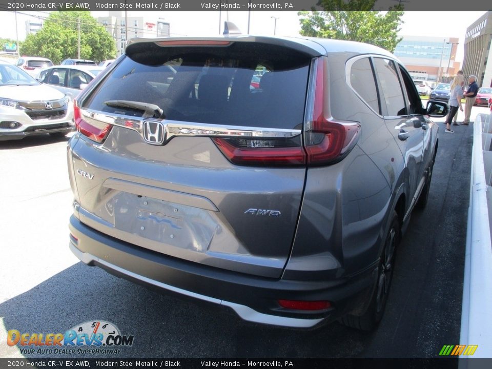 2020 Honda CR-V EX AWD Modern Steel Metallic / Black Photo #5