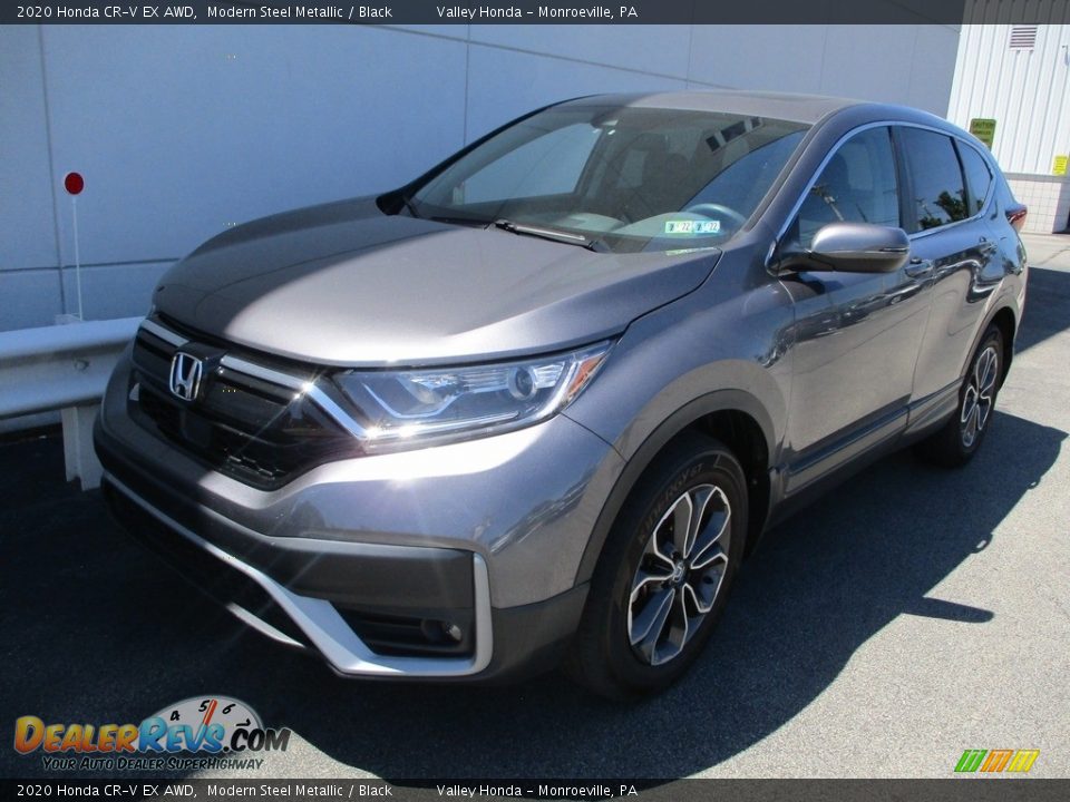 2020 Honda CR-V EX AWD Modern Steel Metallic / Black Photo #9