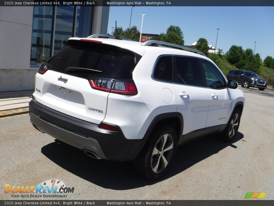 2020 Jeep Cherokee Limited 4x4 Bright White / Black Photo #12