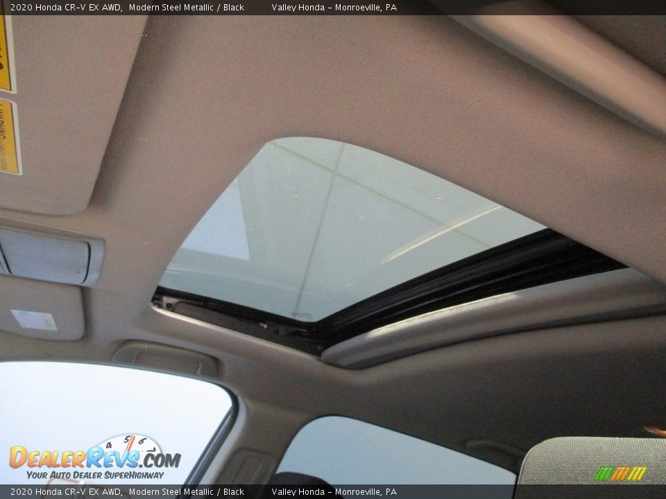2020 Honda CR-V EX AWD Modern Steel Metallic / Black Photo #13