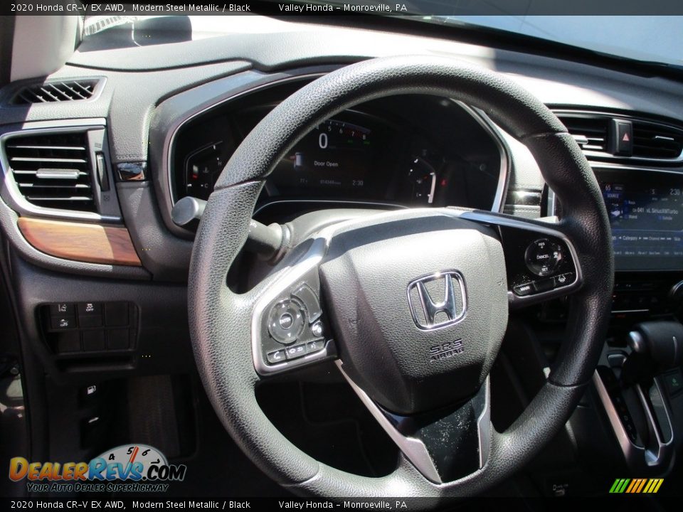 2020 Honda CR-V EX AWD Modern Steel Metallic / Black Photo #15