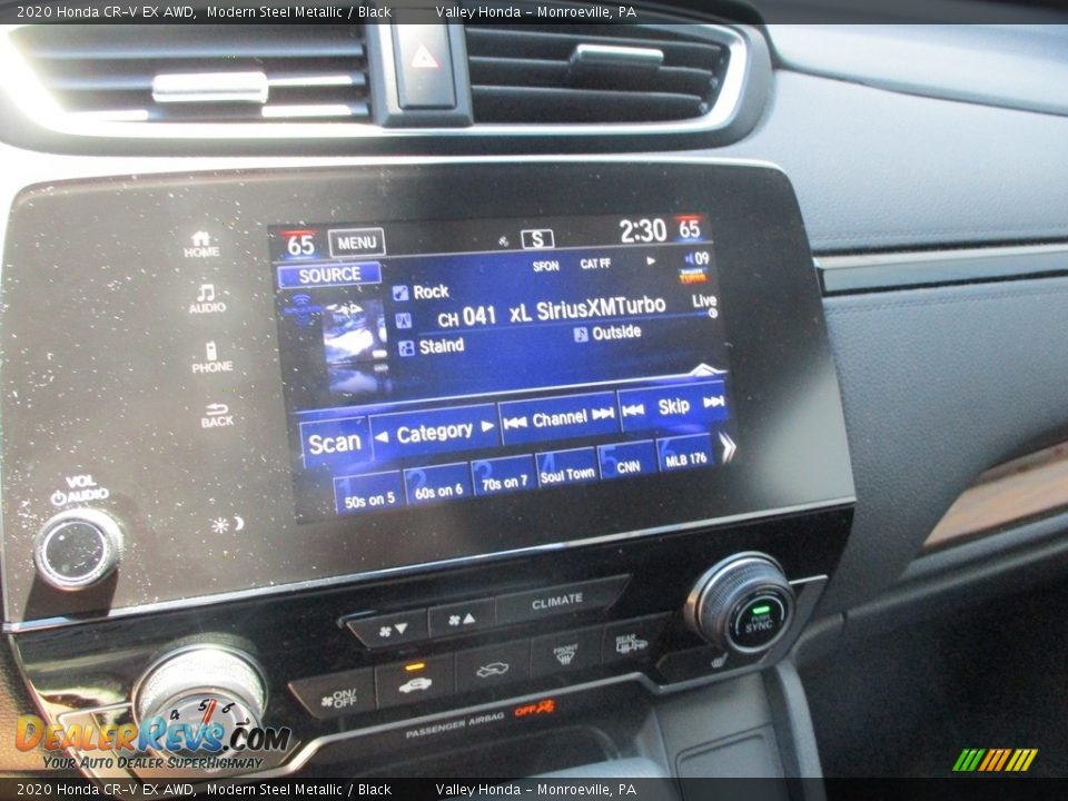 2020 Honda CR-V EX AWD Modern Steel Metallic / Black Photo #16