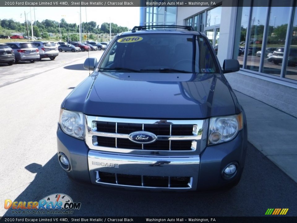 2010 Ford Escape Limited V6 4WD Steel Blue Metallic / Charcoal Black Photo #5