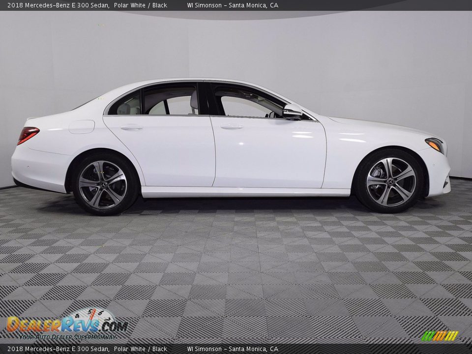 2018 Mercedes-Benz E 300 Sedan Polar White / Black Photo #2