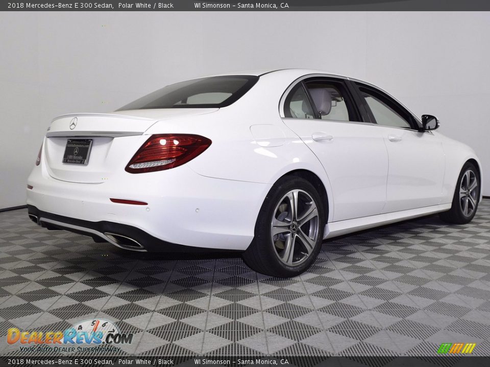 2018 Mercedes-Benz E 300 Sedan Polar White / Black Photo #3