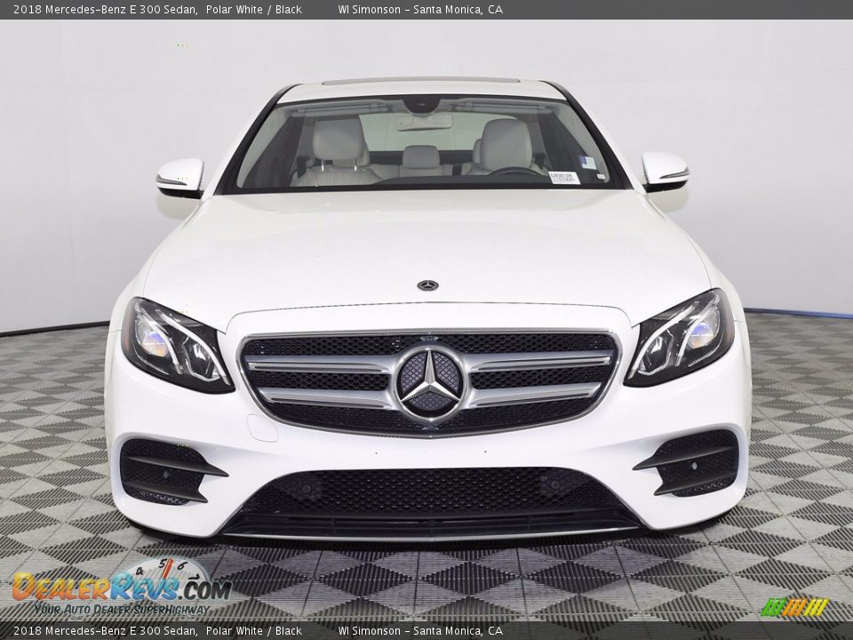 2018 Mercedes-Benz E 300 Sedan Polar White / Black Photo #7