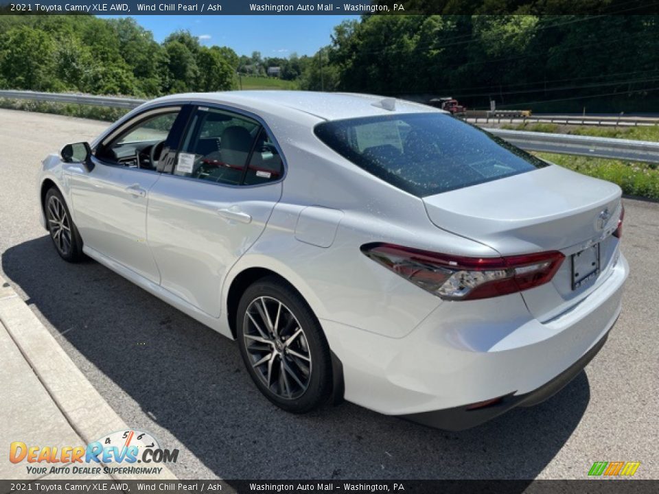 2021 Toyota Camry XLE AWD Wind Chill Pearl / Ash Photo #2
